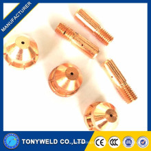 China manufacturer xingtai160 plasma cutting electrode and nozzle